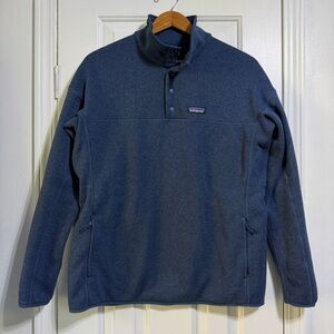 Patagonia Women's Lightweight Better Sweater Marsupial blue Pullover XL #26010